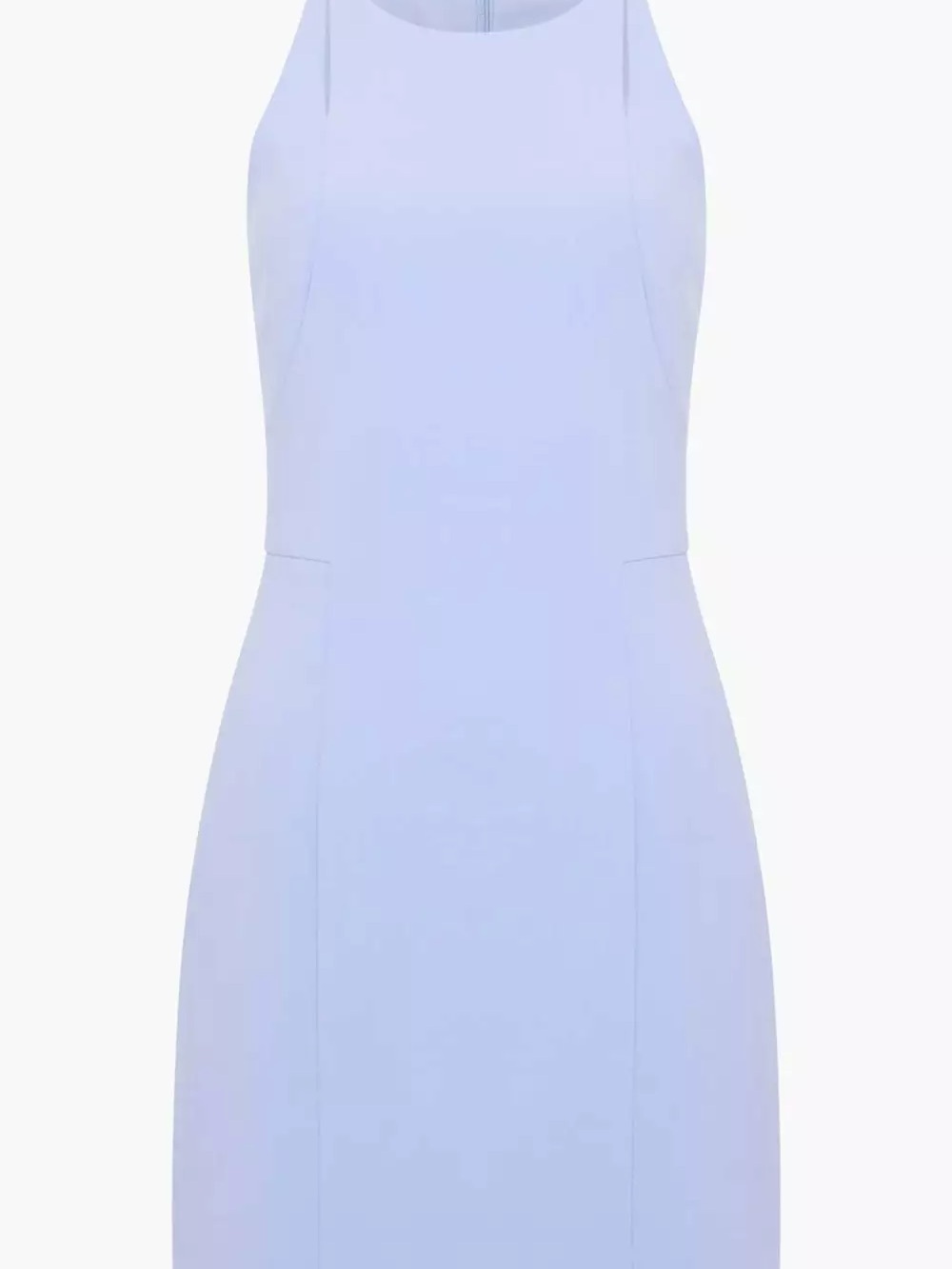 French Connection Sky Blue Halter Midi Dress